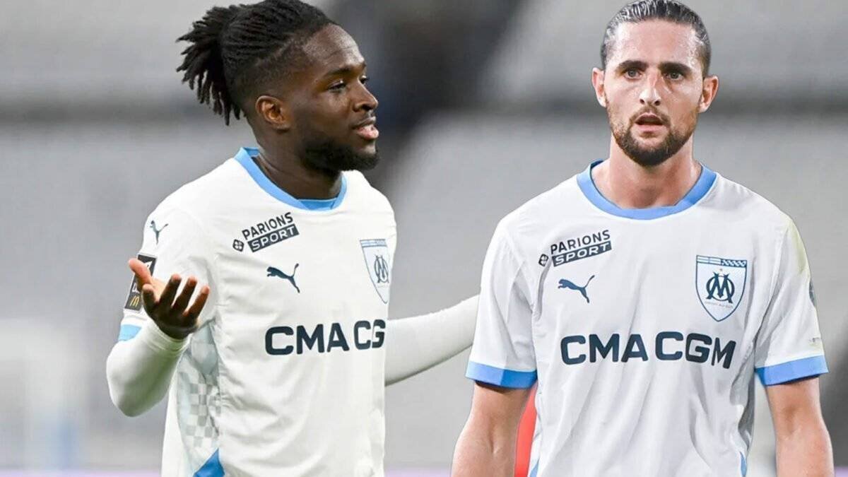 Adrien Rabiot et Jonathan Rowe altercation sur le terrain