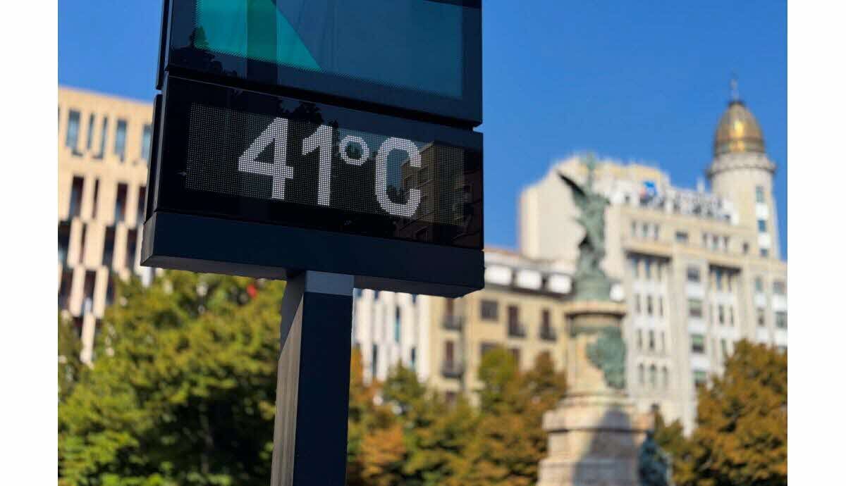 Graphique montrant l'augmentation des vagues de chaleur