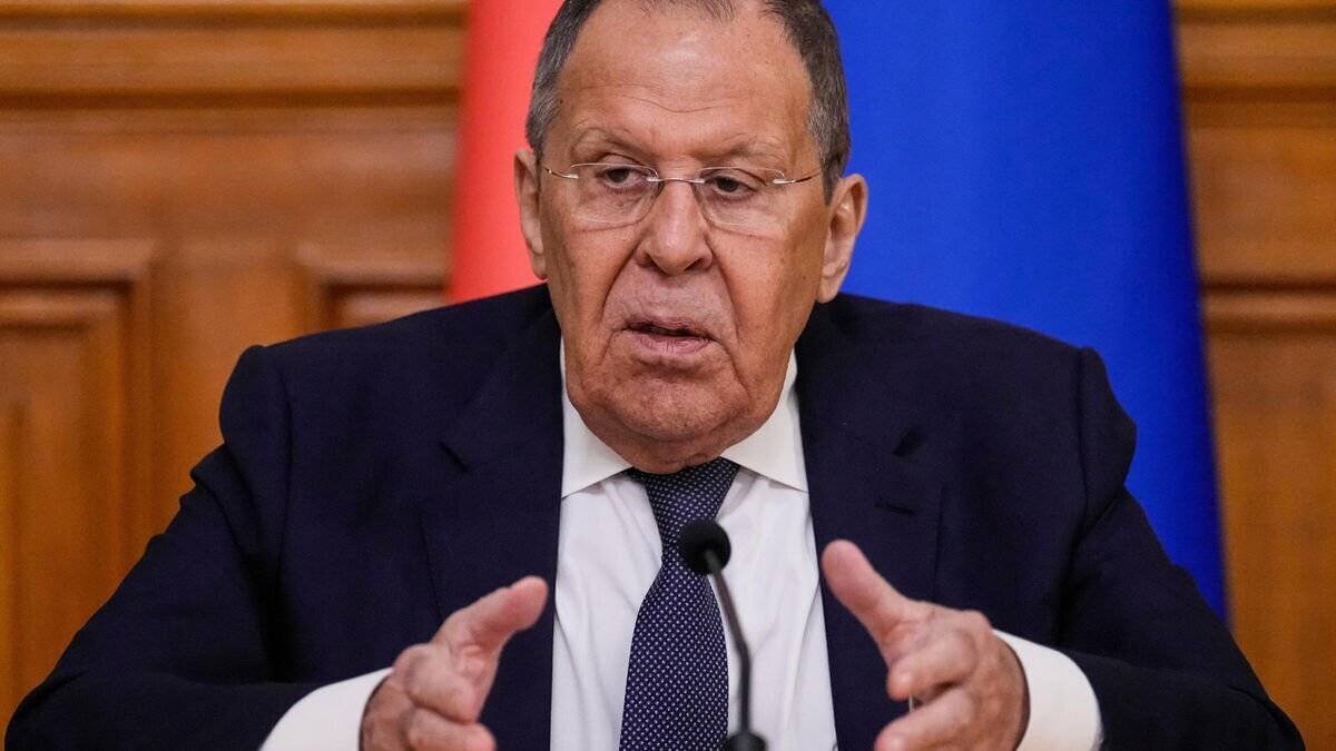 Lavrov lors d’une conférence
