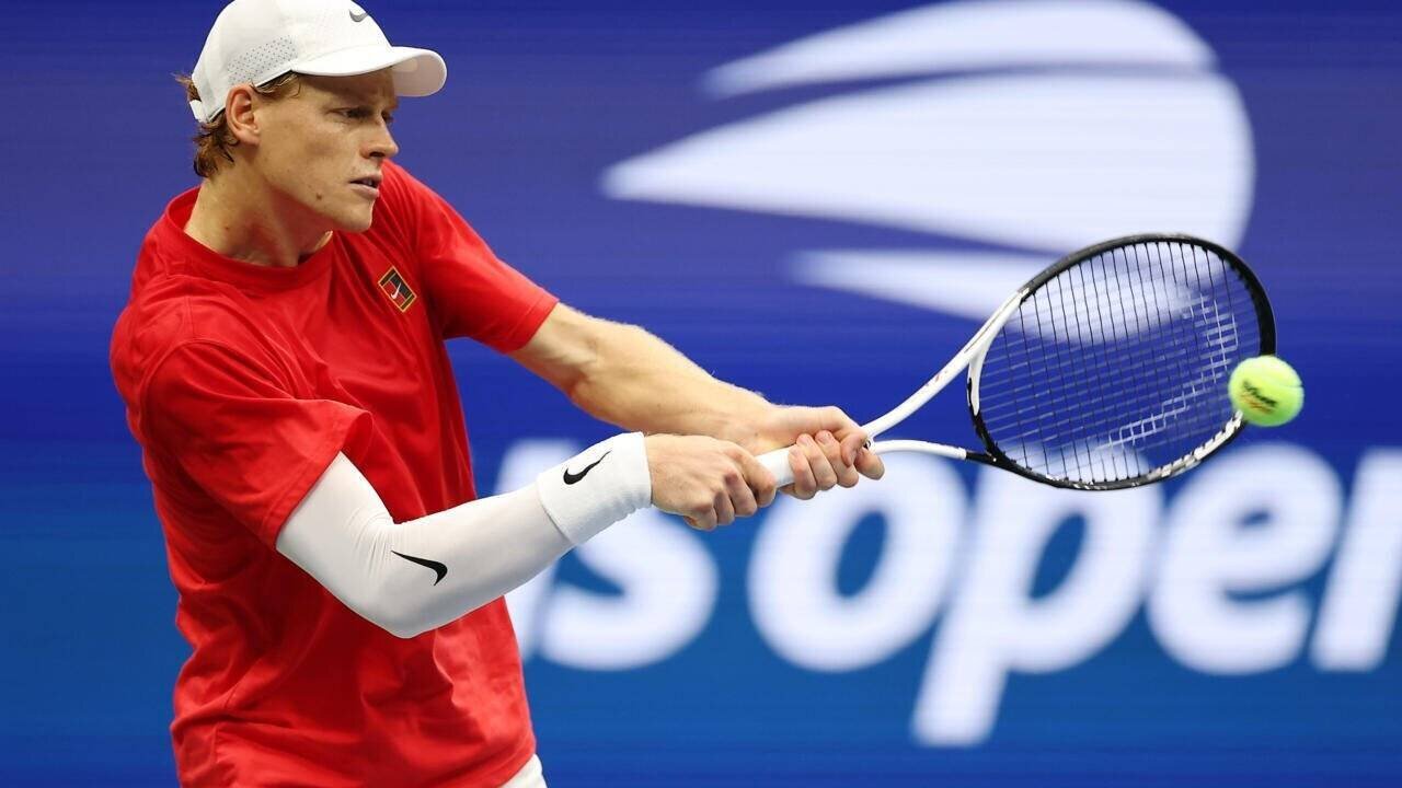 Jannik Sinner séance d'entraînement avant l'US Open