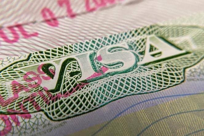 Visa américain tamponné à Los Angeles