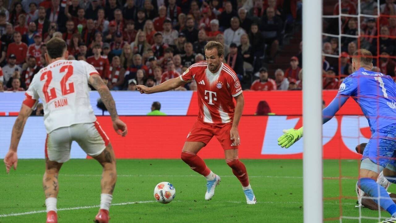 Harry Kane avant un de ses buts