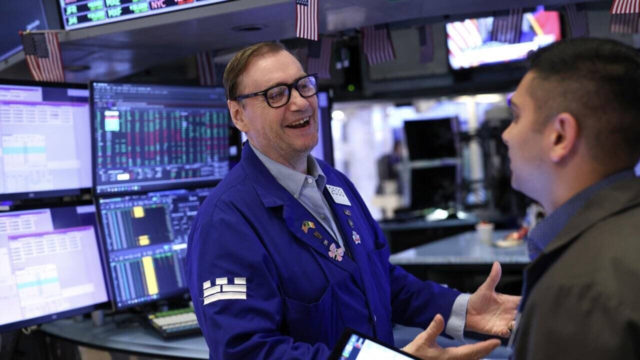 Opérateurs sur le parquet de Wall Street