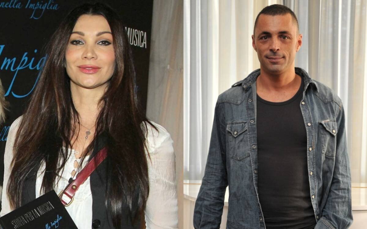 Alex Britti et Luisa Corna lors d'un événement