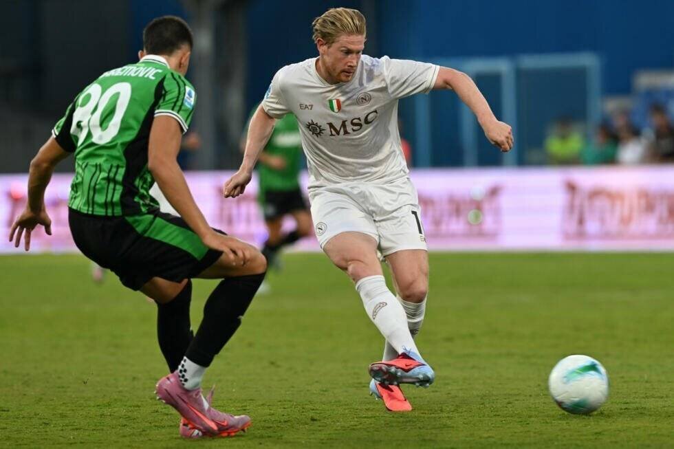 Kevin De Bruyne lors du match à Sassuolo