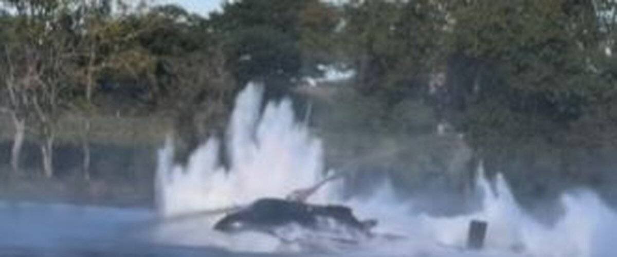 Secours et épave près de l’étang de Rosporden