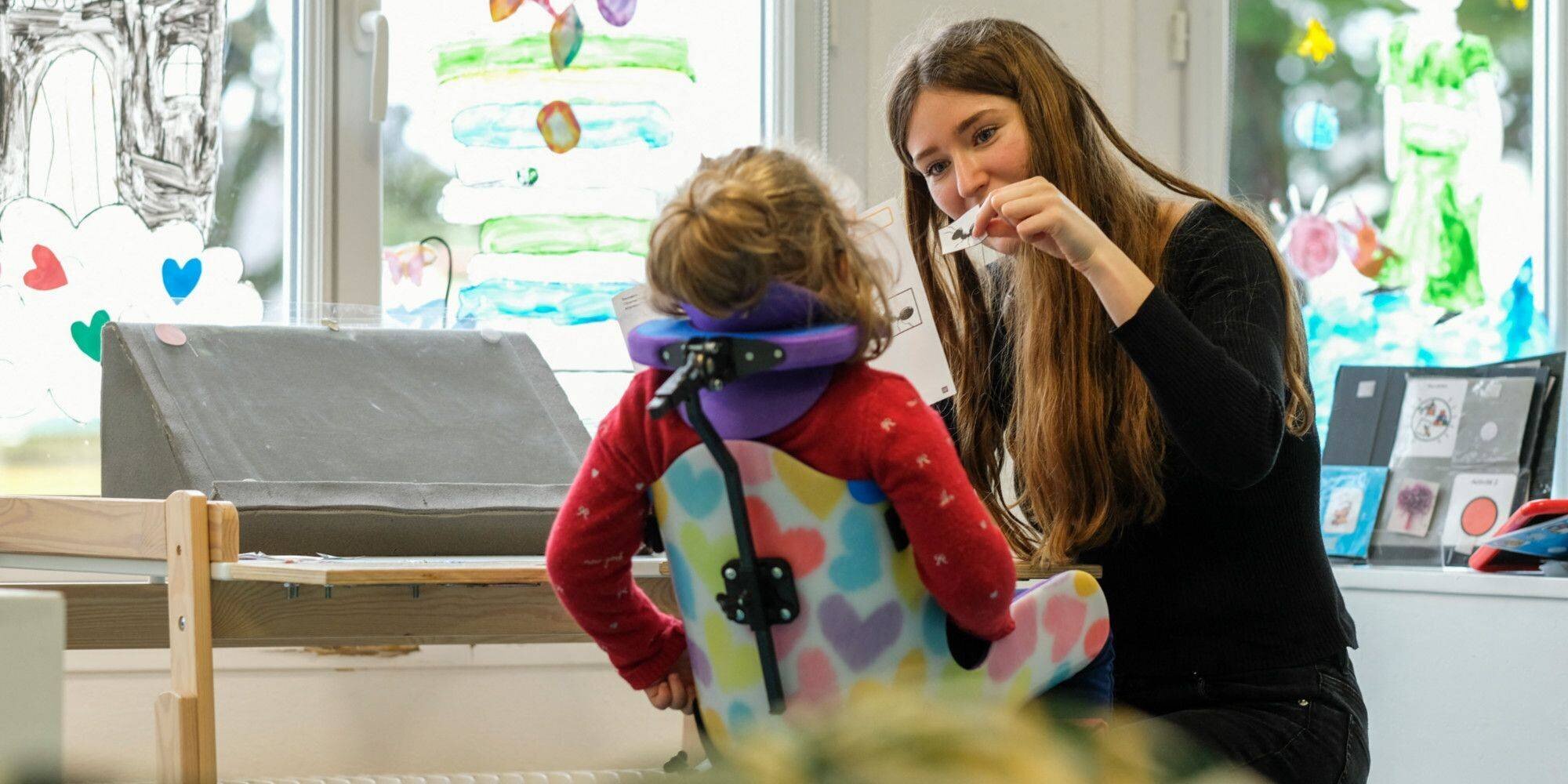 Photo illustrative sur la rentrée des enfants handicapés