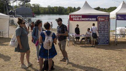 Militants de La France insoumise réunis aux Amfis 2025