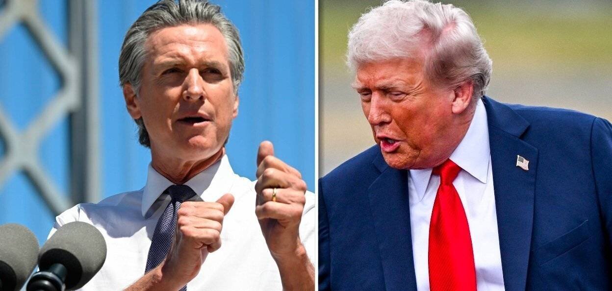 Gavin Newsom se moque de Donald Trump