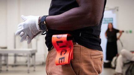 Agent de la police aux frontières en Guadeloupe