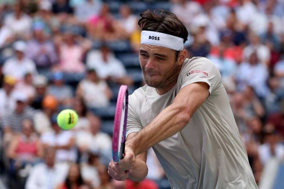 Taylor Fritz en action au 1er tour