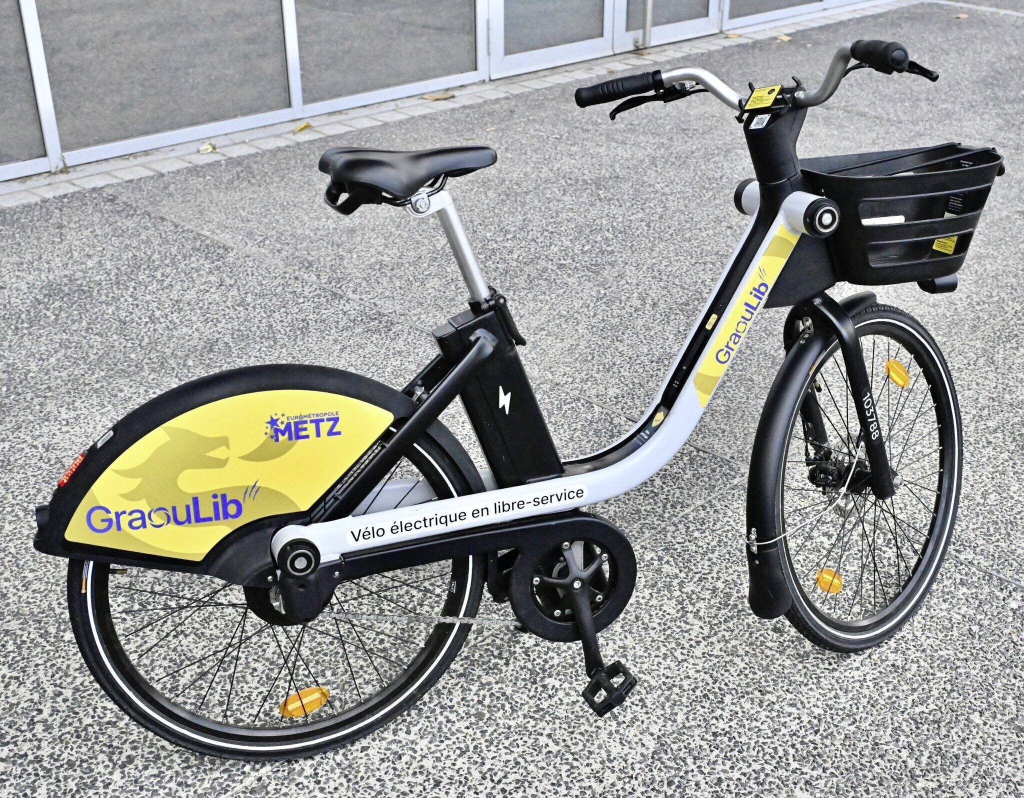 Vélos électriques Graoulib’ à Metz en service