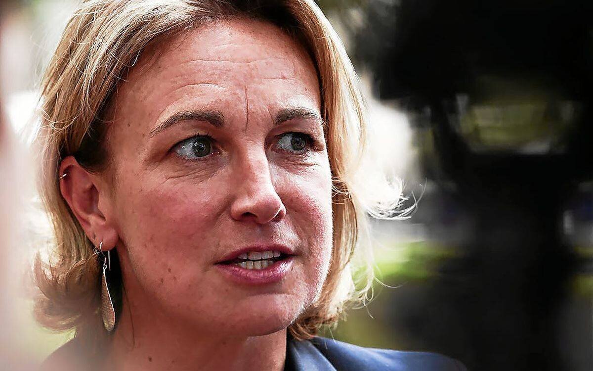 Marylise Léon, secrétaire générale de la CFDT, en conférence