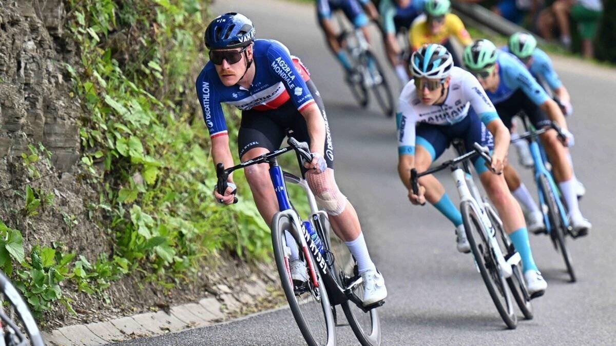 Dorian Godon en maillot de champion de France