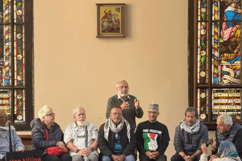 Le professeur Yusuf Tchiktia lors de la veillée