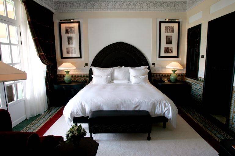 Chambre de l'hôtel Mamounia à Marrakech