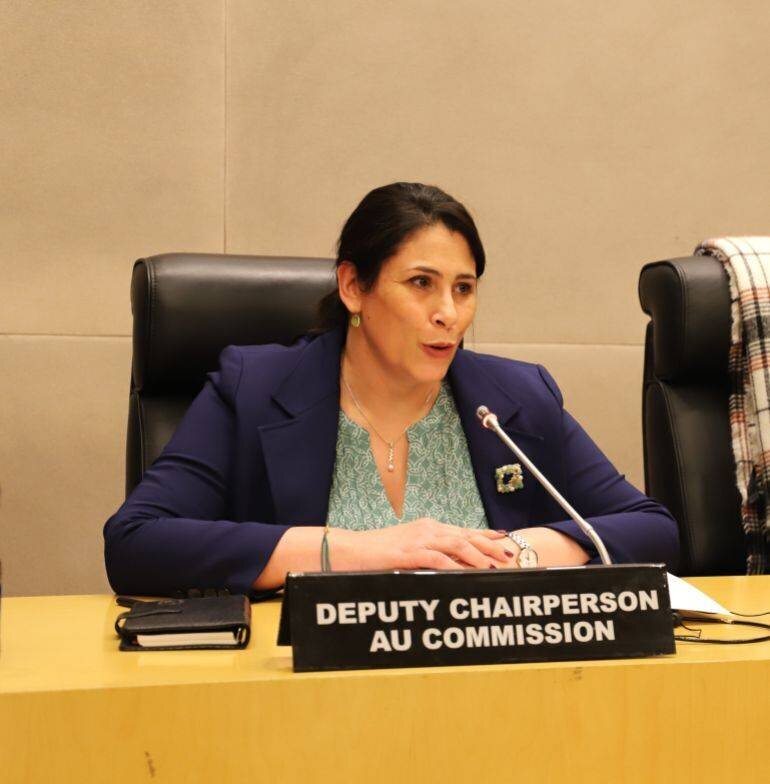 Salma Malika Haddadi, vice-présidente de la Commission de l'Union africaine