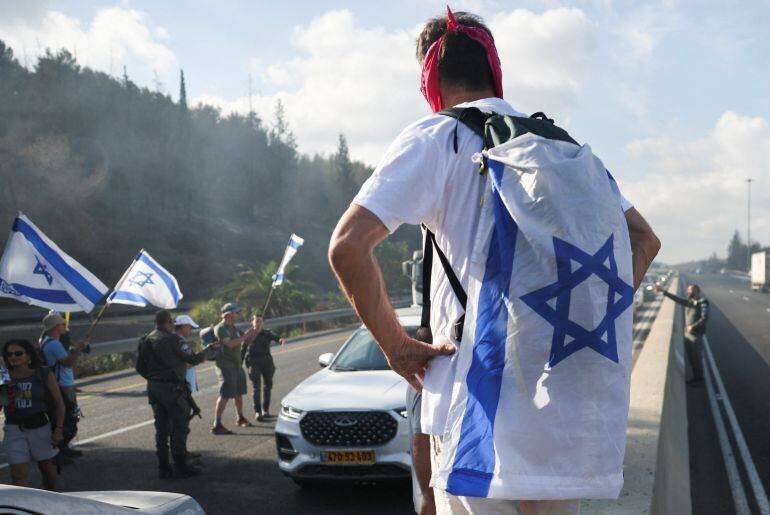 Familles des détenus et syndicats participant à la grève