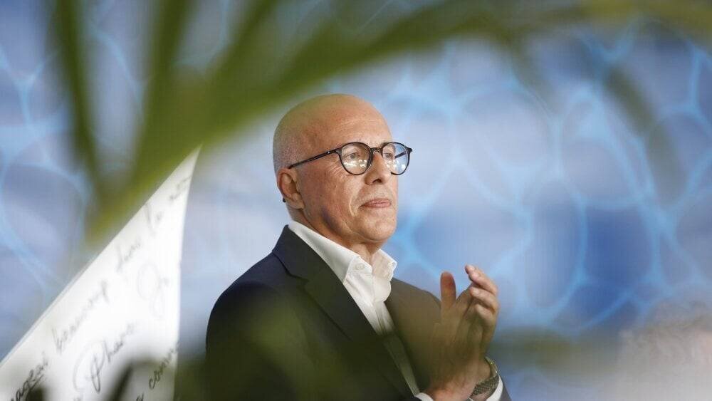 Photo de Ciotti à Nice lors de l annonce