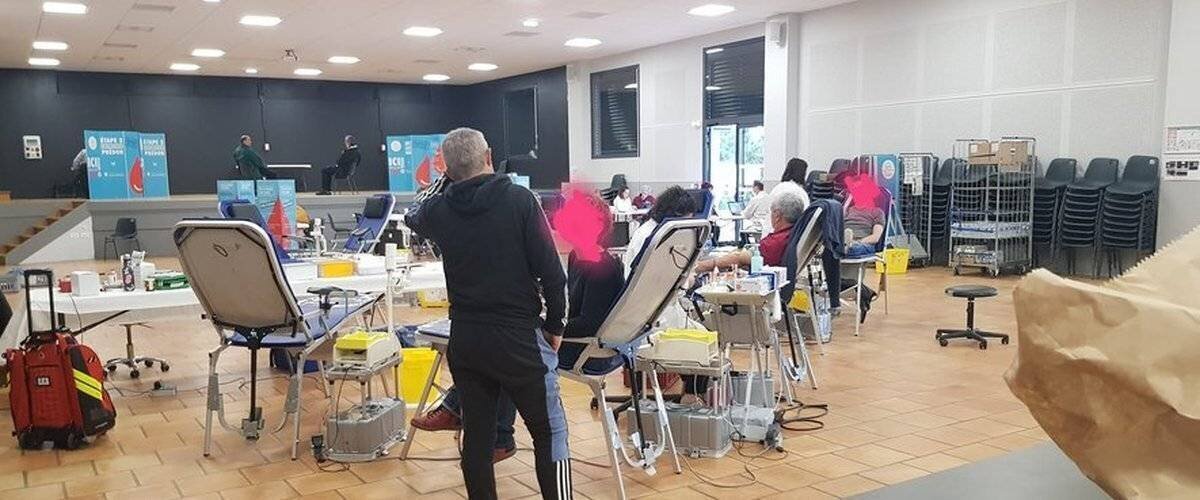 Donneurs de sang lors d