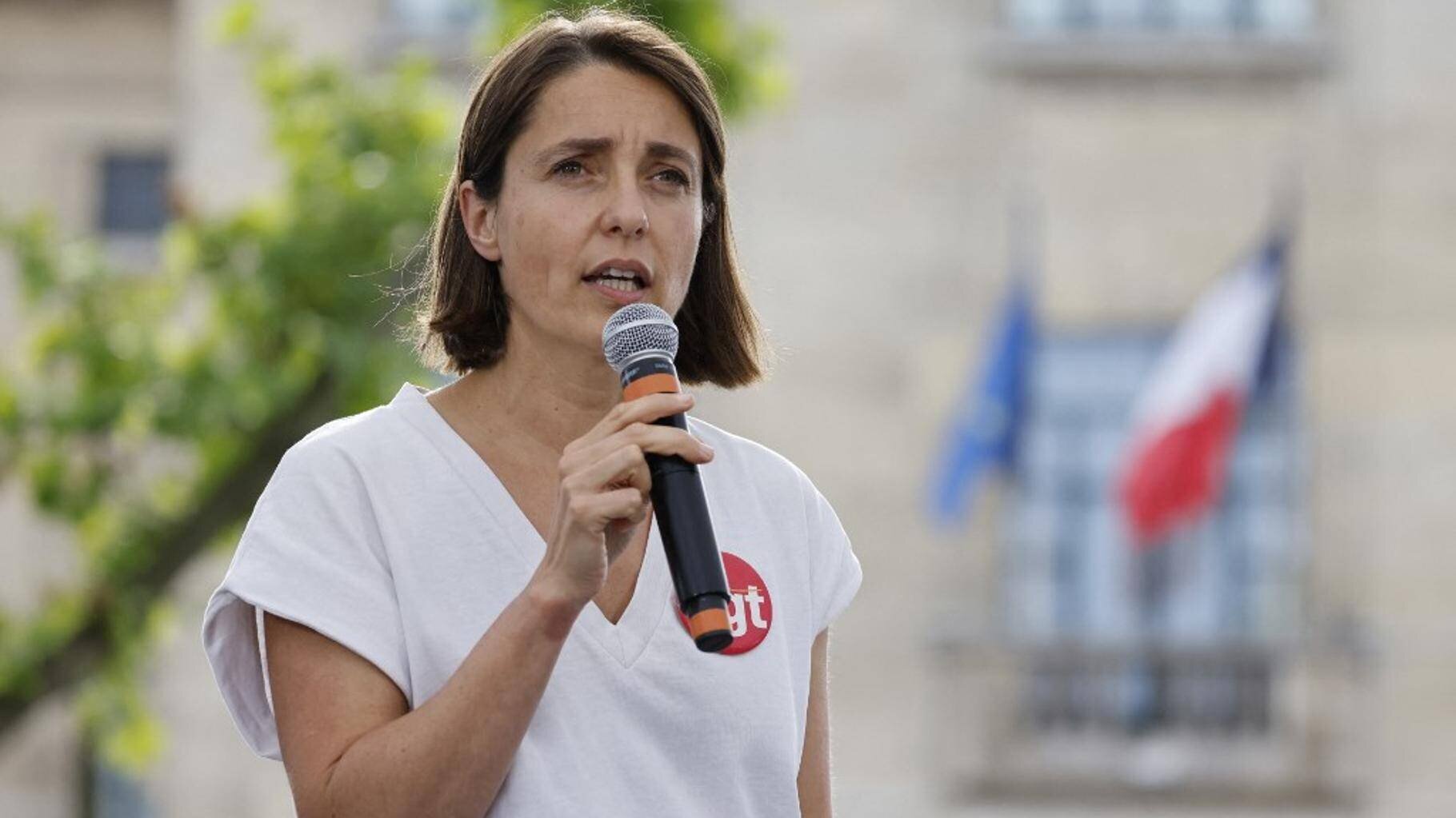 Salariés et militants lors d’un rassemblement