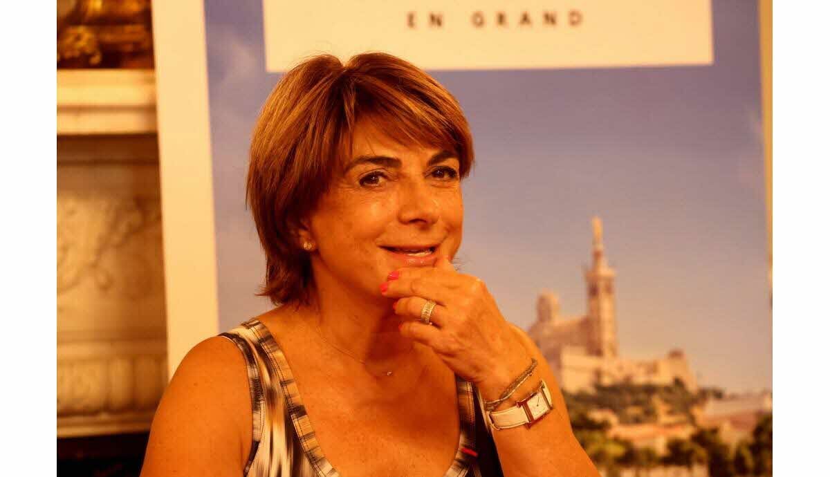 Martine Vassal à Marseille lors d'une conférence