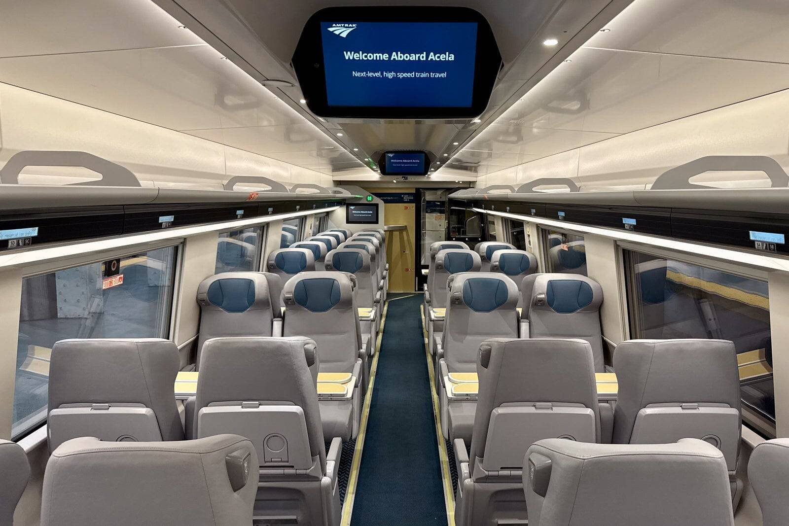 Voiture affaires du nouvel Acela