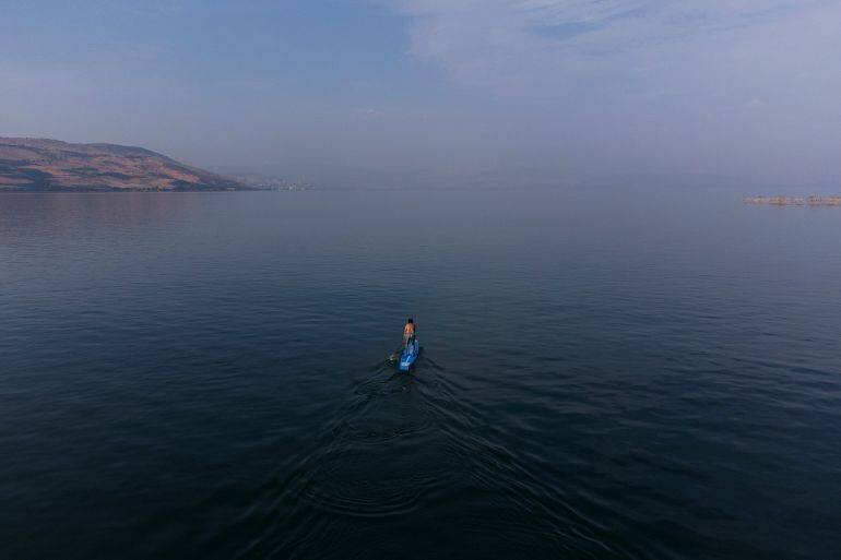 Navigation sur le lac de Tibériade