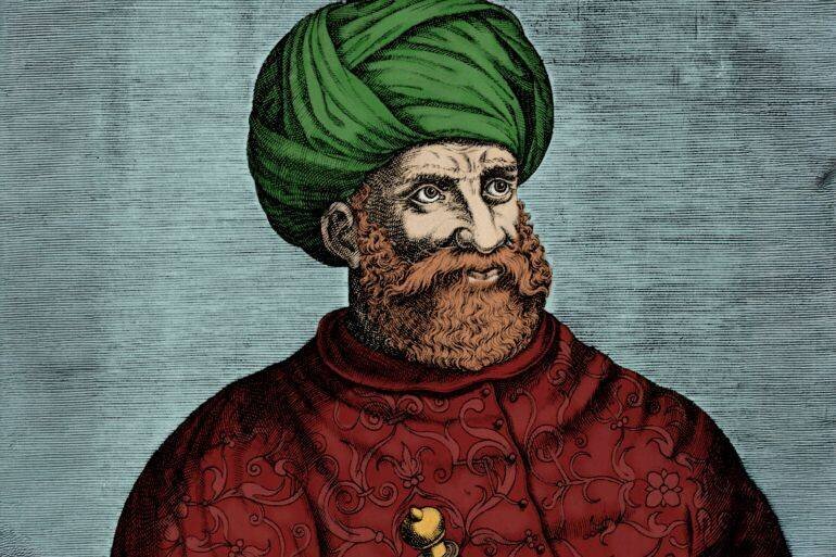 Khayr ad‑Din Barberousse, amiral ottoman (gravure)
