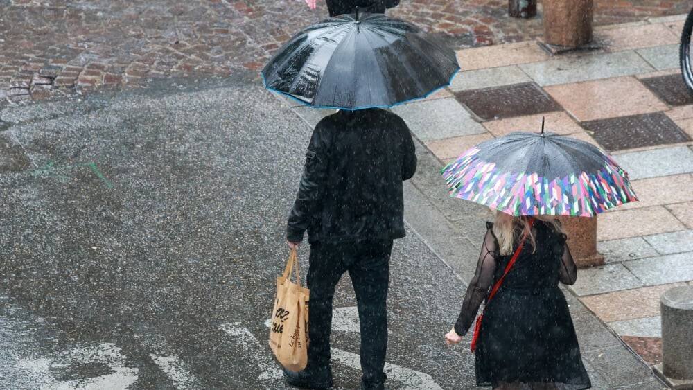 Illustration pluie et orage sur le Var