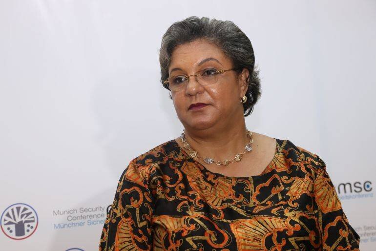 Hanna Tetteh lors d'une conférence
