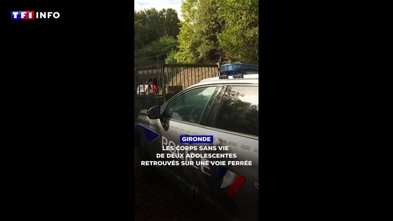 Vue des lieux près de Lormont après la découverte des corps sur la voie ferrée