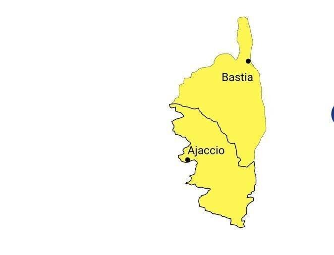 Vagues fortes et vigilance jaune en Corse