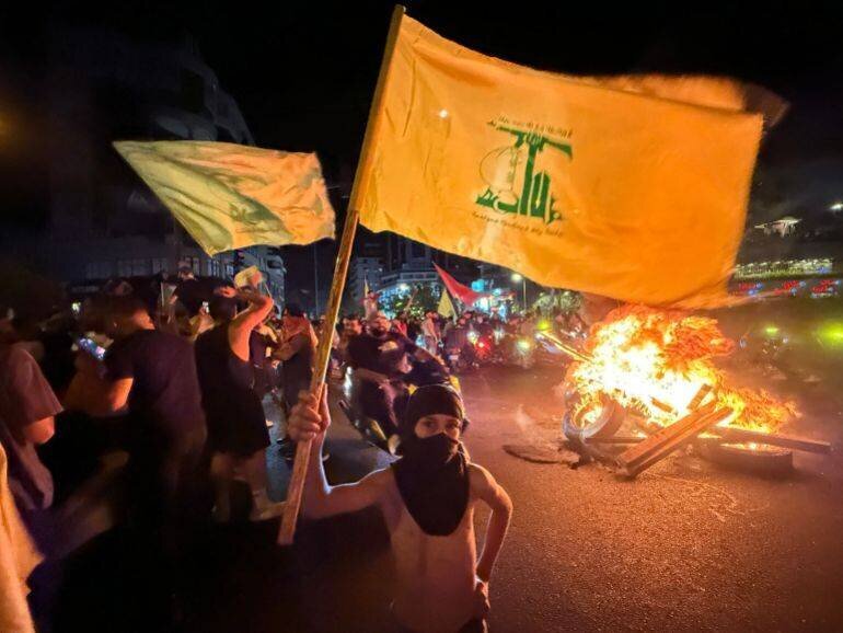 Manifestation de partisans du Hezbollah contre le plan de désarmement