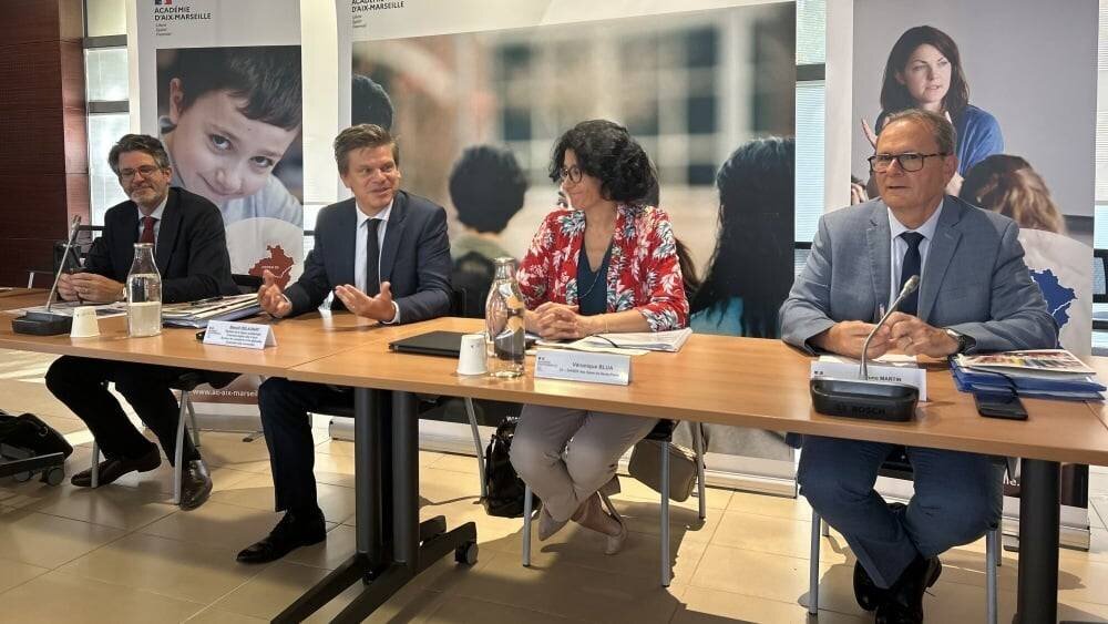 Benoît Delaunay lors de la conférence de rentrée