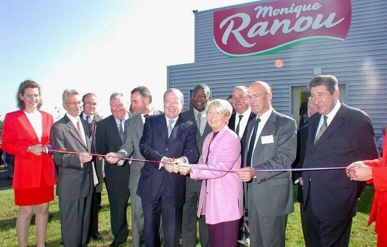 Monique Ranou lors d'une inauguration