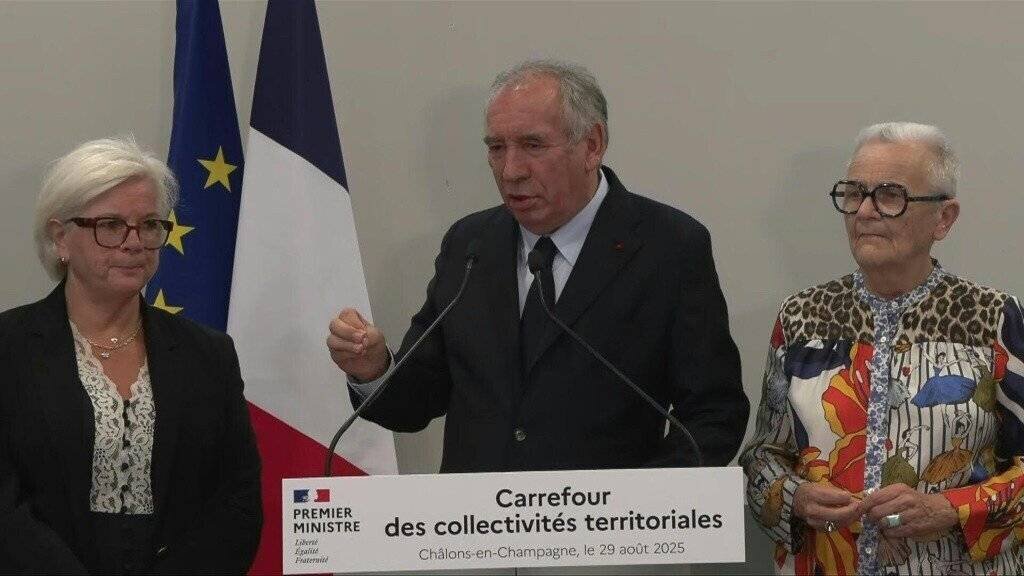 Photo AFP: Bayrou lors d’un événement politique