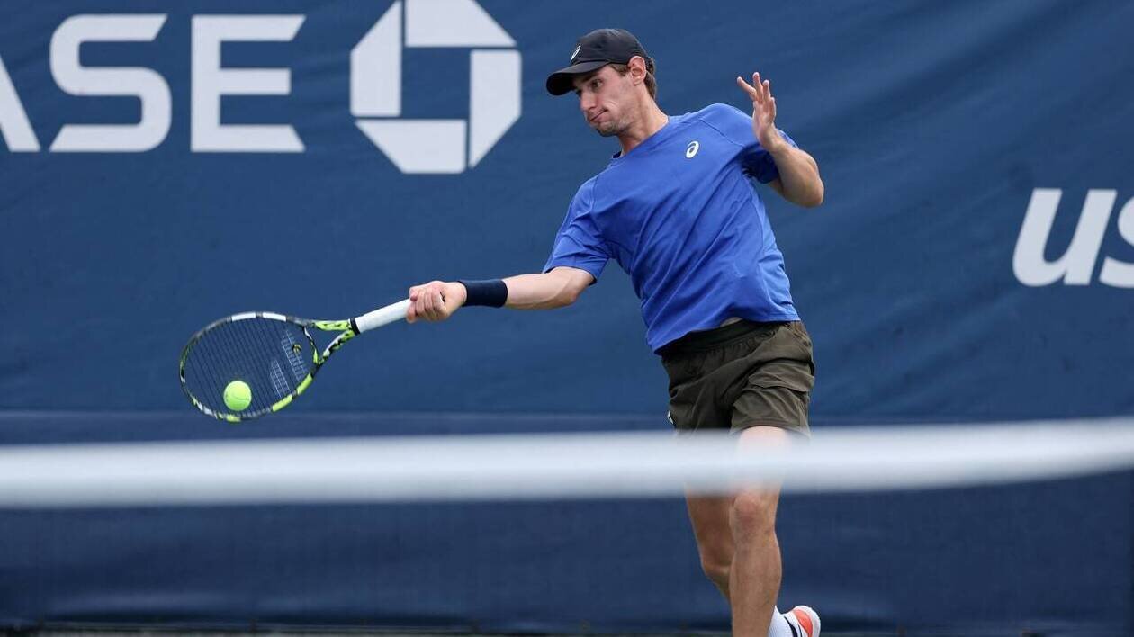 Diane Parry en action lors de l’US Open
