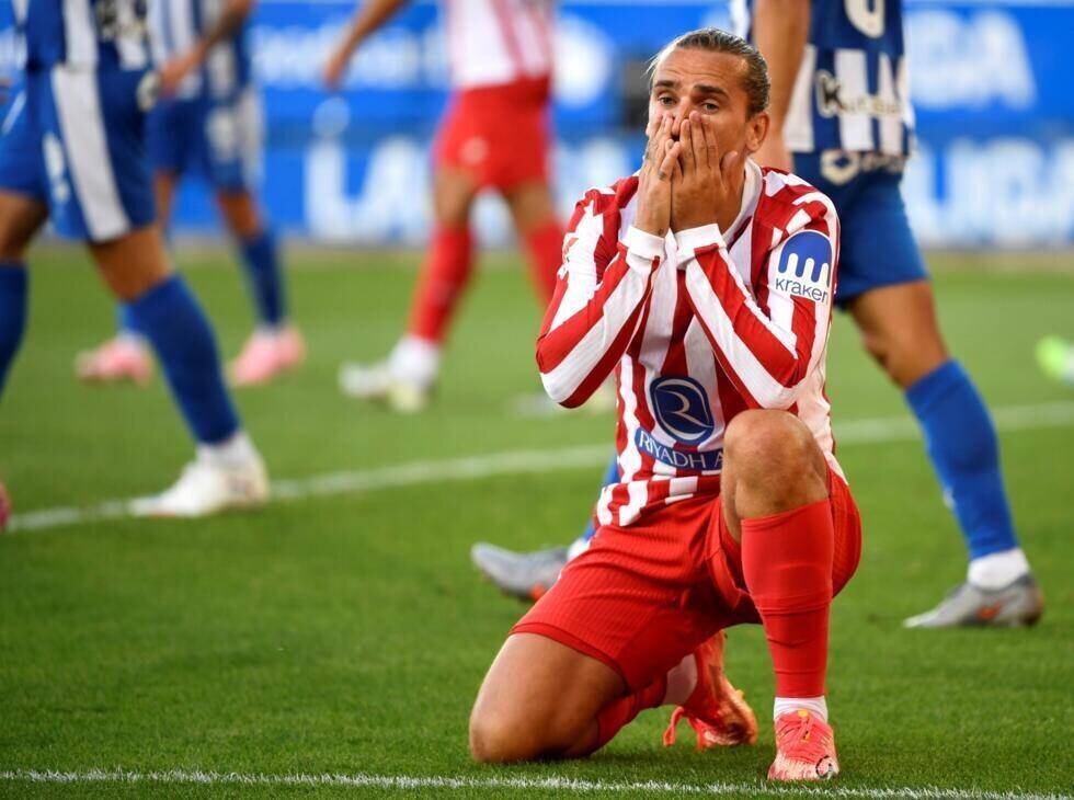 Antoine Griezmann avec l'Atlético face à Alavés