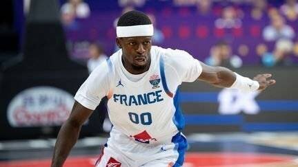 Sylvain Francisco lors de France‑Slovénie à l'Eurobasket