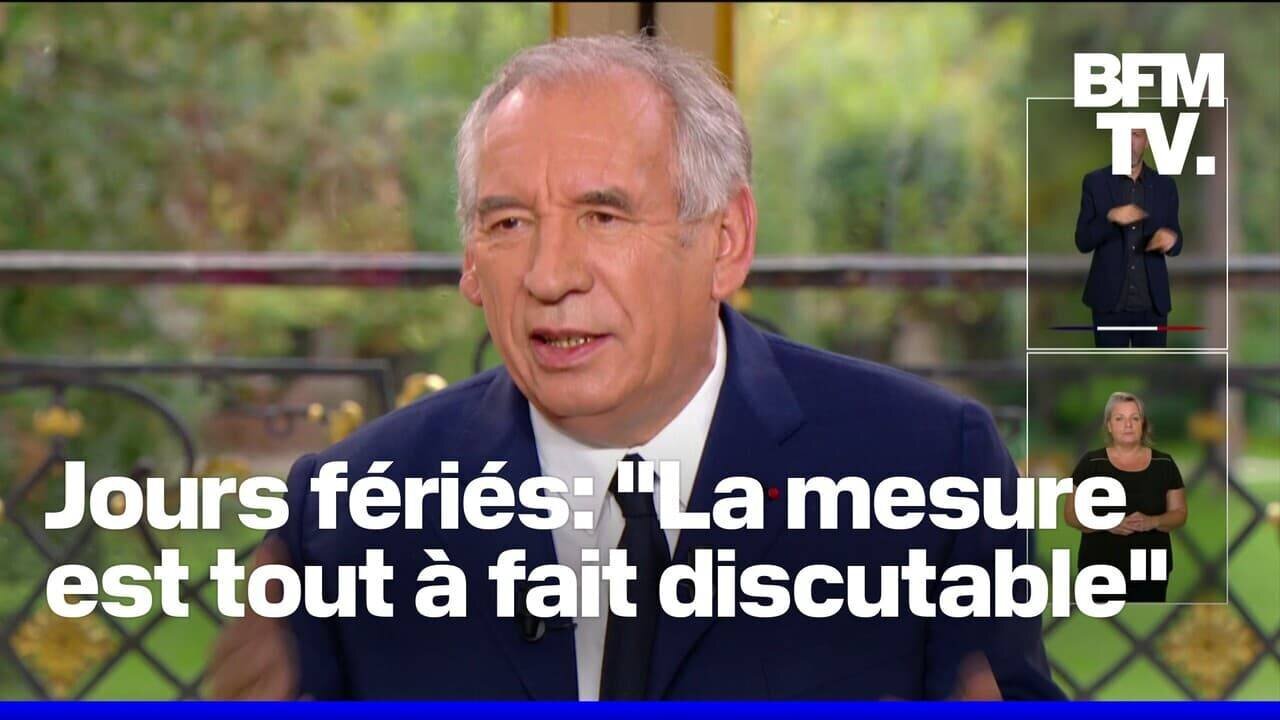 Bayrou interview à Matignon sur le budget