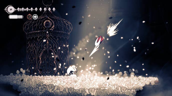 Hornet dans Hollow Knight Silksong en action