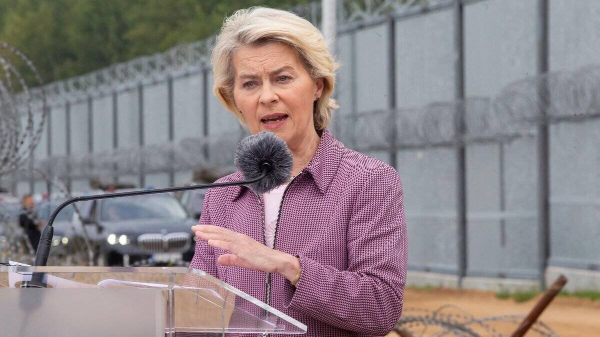 Ursula von der Leyen lors d’une visite en Bulgarie