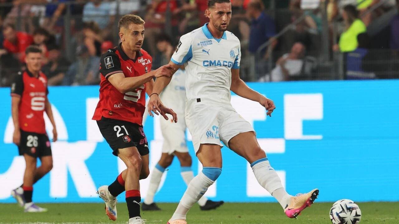 Adrien Rabiot lors du match à Rennes