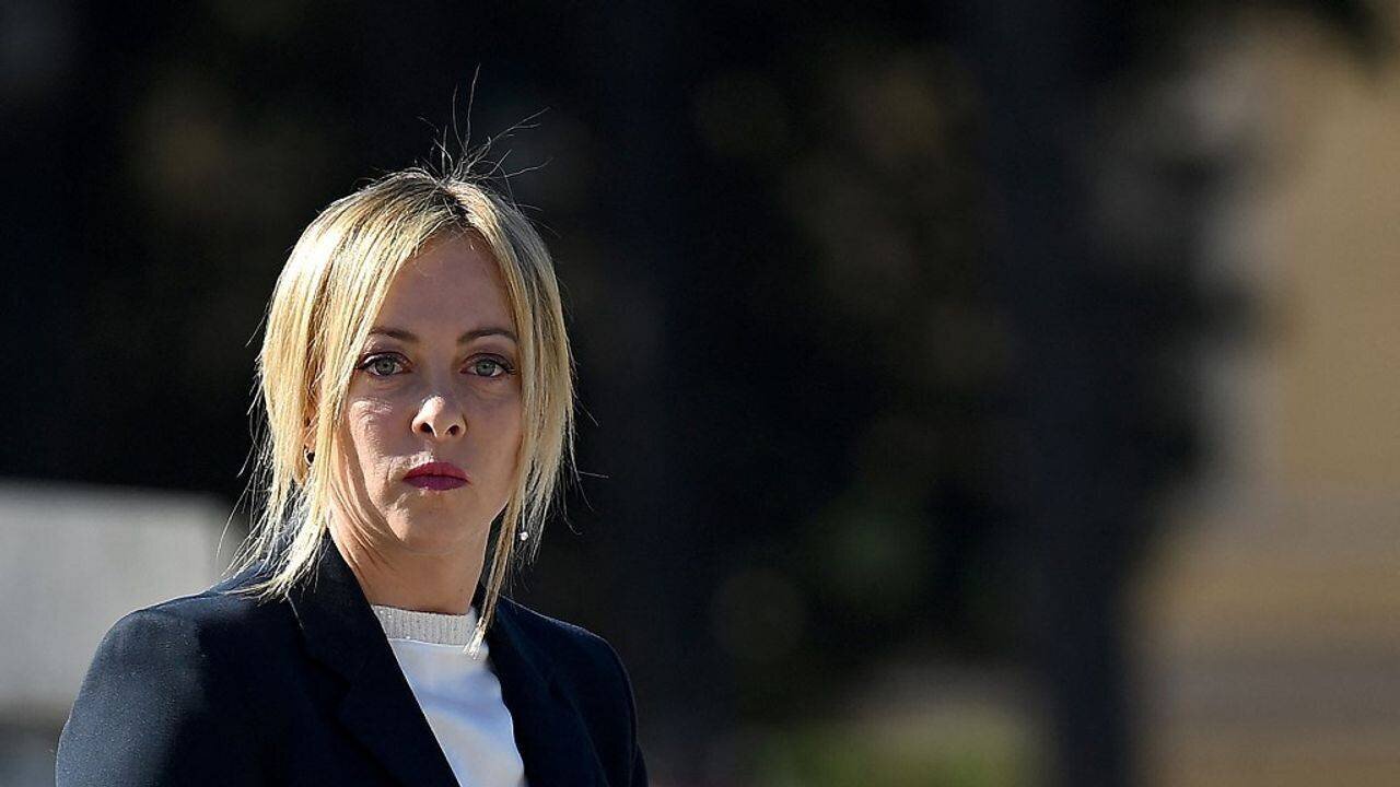 Giorgia Meloni lors d’un événement politique en 2022