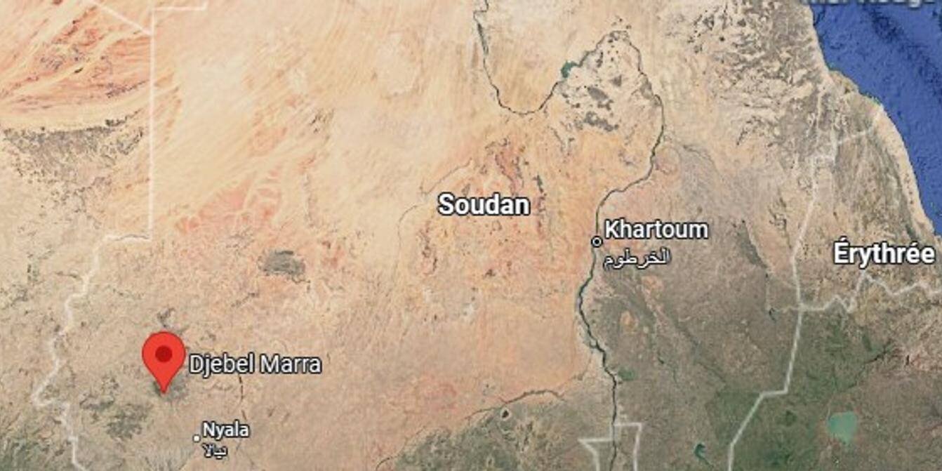 Vue du Darfour et Tarasin après le glissement