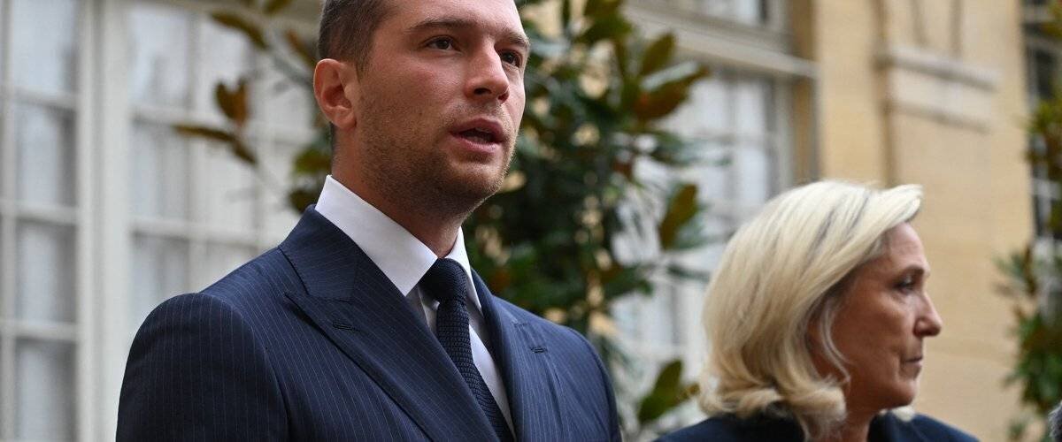 Marine Le Pen et Jordan Bardella à Matignon