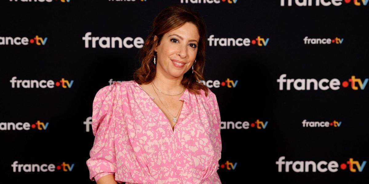 Léa Salamé lors de la rentrée du JT sur France 2