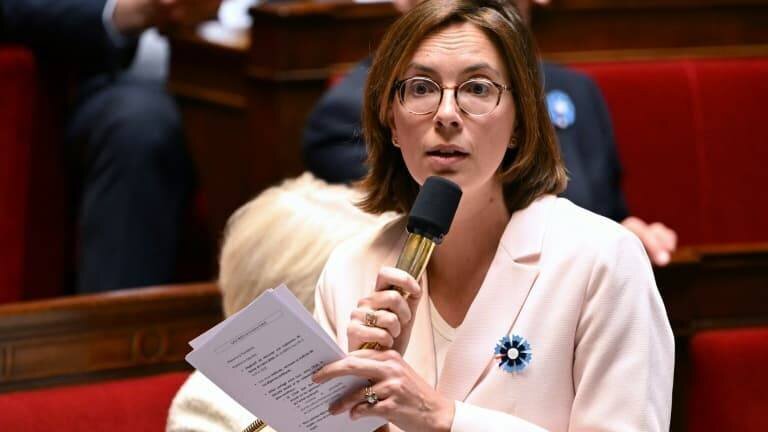 Ministre Amélie de Montchalin lors d'une allocution