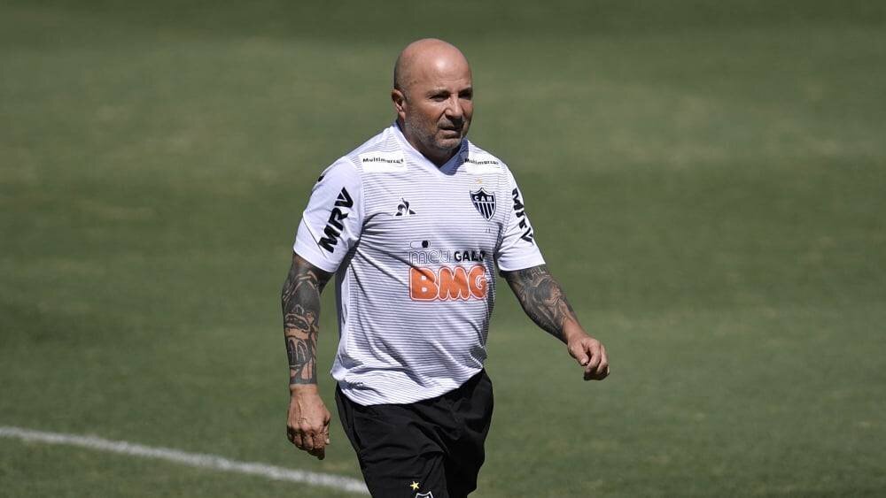Jorge Sampaoli sur le banc de l’Atlético Mineiro